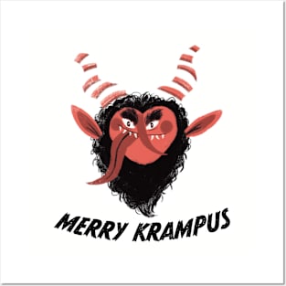 Merry Krampus Posters and Art